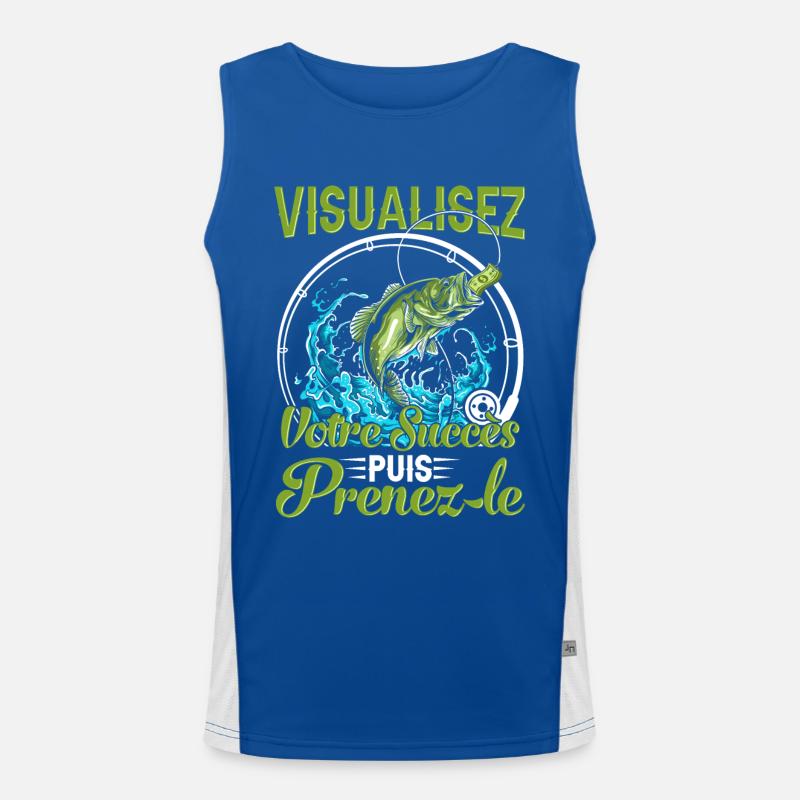 Visualisez votre succès puis prenez le - Poisson Débardeur respirant contrasté Homme 