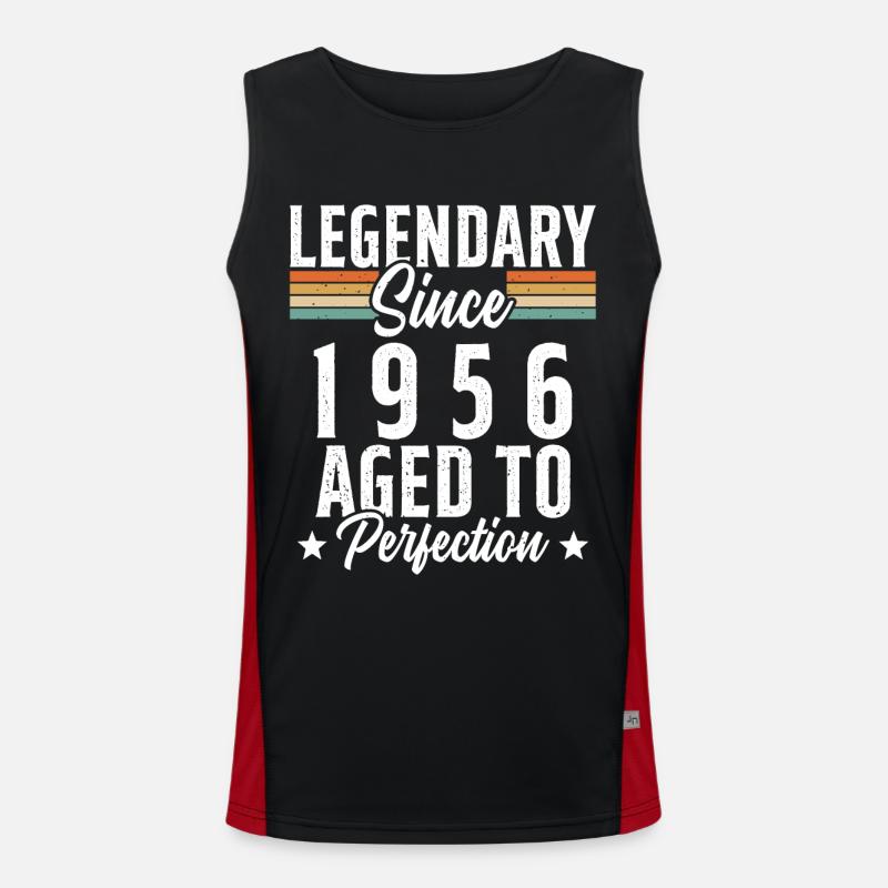 Legendär seit 1956 Funktionelles Kontrast-Tank Top für Männer 