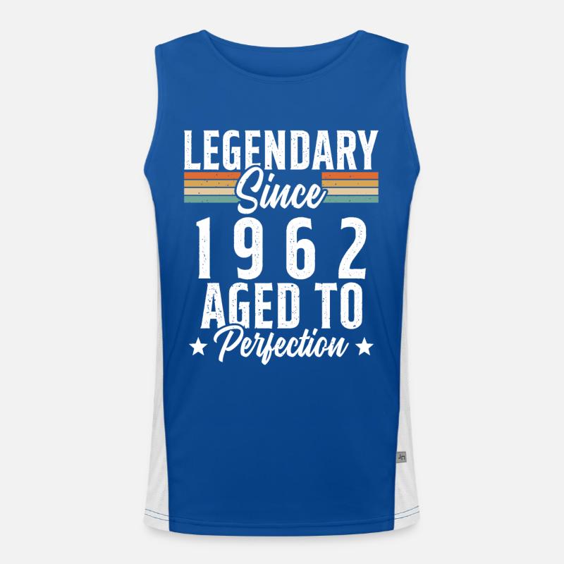 Legendär seit 1962 Funktionelles Kontrast-Tank Top für Männer 