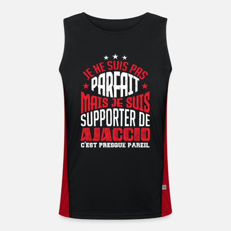 supporteur de Ajaccio Débardeur respirant contrasté Homme 