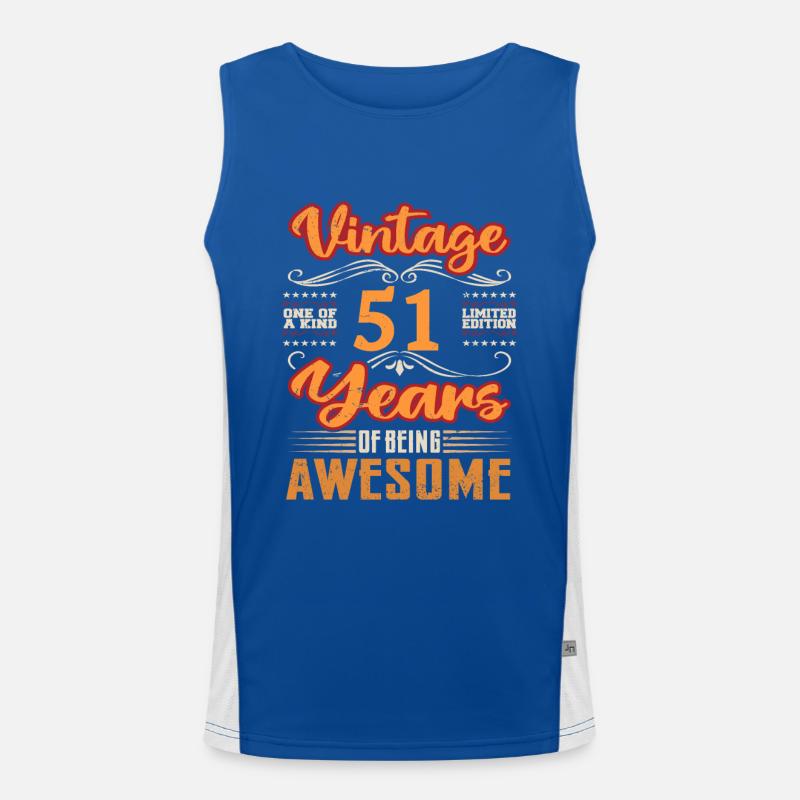 Vintage | 51 birthday gift ideas Men's Functional Contrast Tank Top 