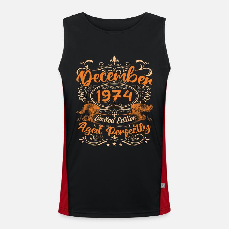 December 1974 | Limited Edition Men's Functional Contrast Tank Top 
