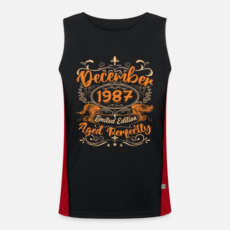 December 1987 | Limited Edition Men's Functional Contrast Tank Top 