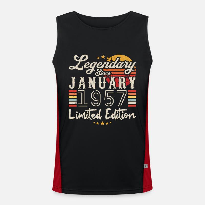 Legendary since January 1957 Limited Edition Débardeur respirant contrasté Homme 