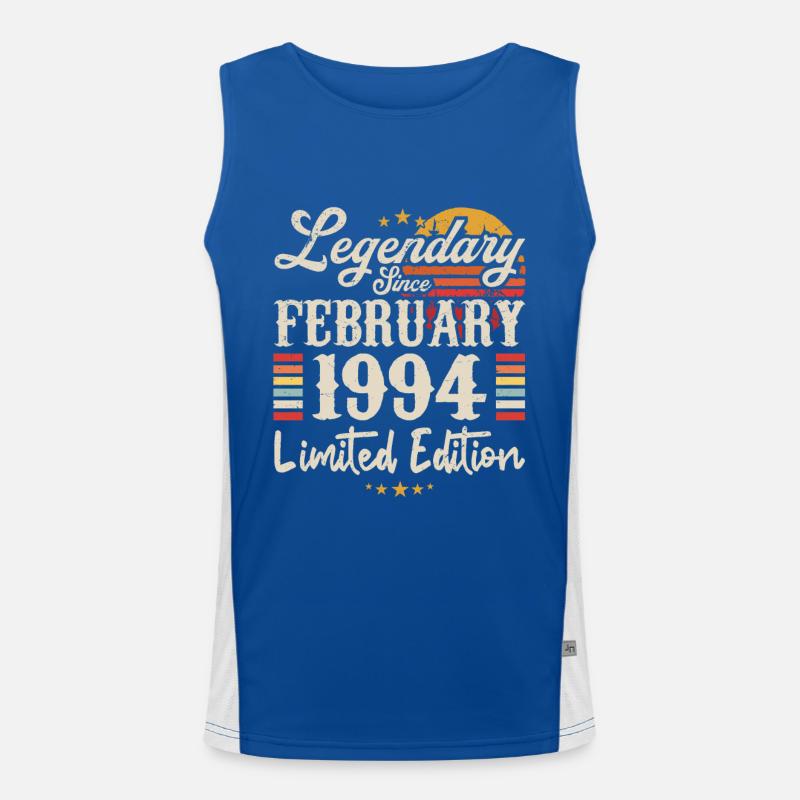 Legendary Since February 1994 | Limited Edition Débardeur respirant contrasté Homme 