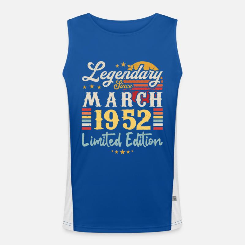Legendary Since March 1952 - Limited Edition Men's Functional Contrast Tank Top 