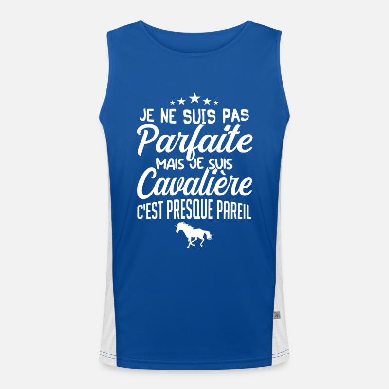 CAVALIÈRE PARFAITE Débardeur respirant contrasté Homme 