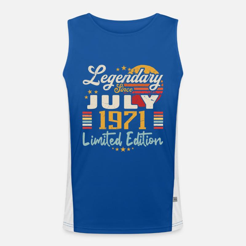 Juli 1971 Jubiläum - Limited Edition | 1971 Funktionelles Kontrast-Tank Top für Männer 