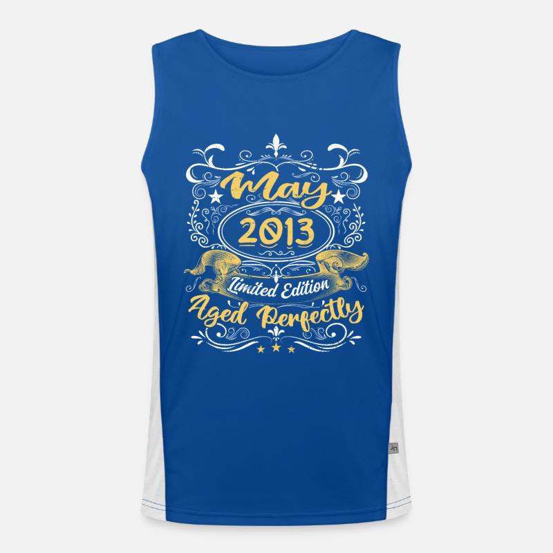 May 2013 - Vintage Birthday Gift - 2013 Men's Functional Contrast Tank Top 