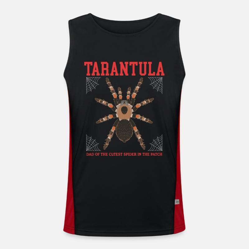 Tarantulas Dad Spider Tarantula Gift Men's Functional Contrast Tank Top 