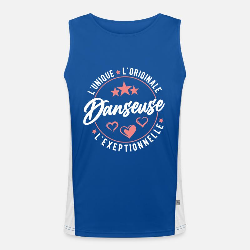 Danseuse L'unique L'originale L'exeptionnelle Débardeur respirant contrasté Homme 
