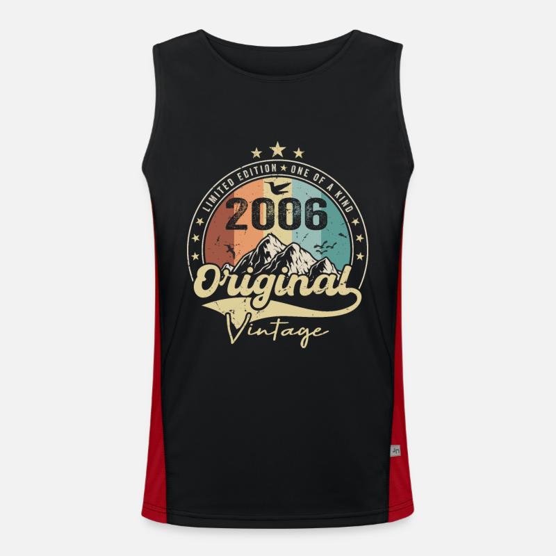 Original Vintage 2006 limited edition 2006 Men's Functional Contrast Tank Top 