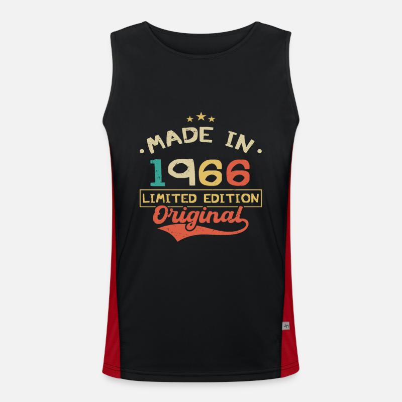 Made in 1966 | Limited Edition 1966 | Original Débardeur respirant contrasté Homme 