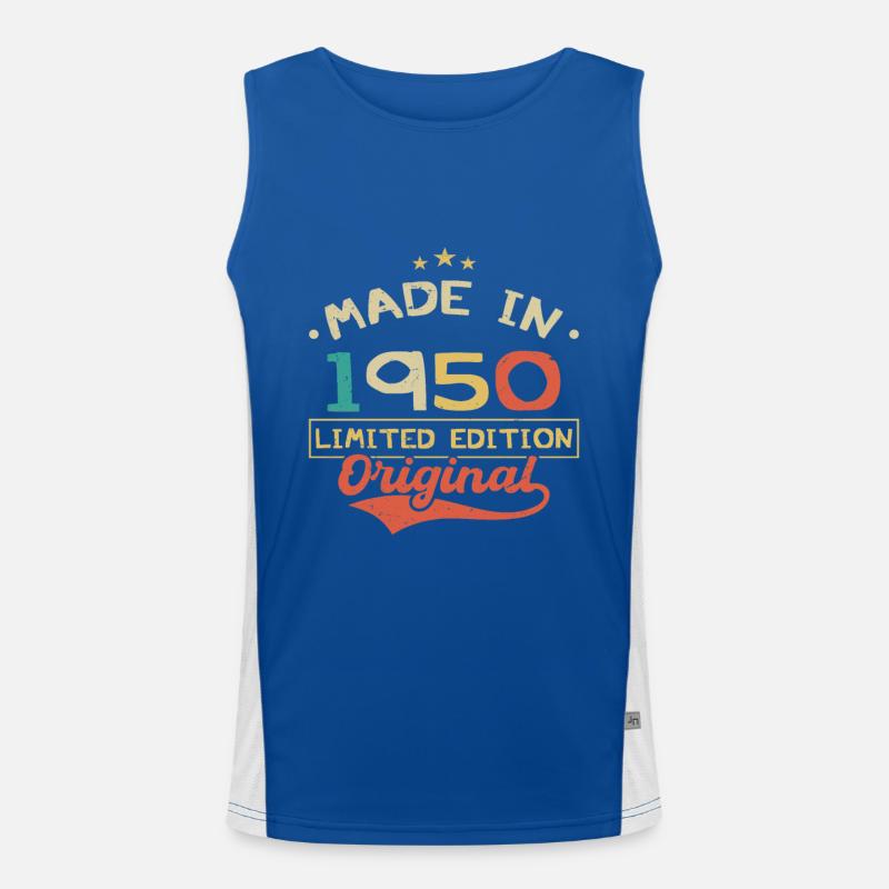 Made in 1950 | Limited Edition 1950 | Original Débardeur respirant contrasté Homme 