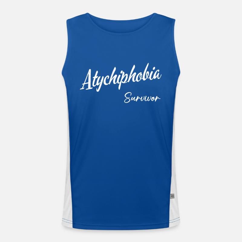 Atychiphobia Survivor Men's Functional Contrast Tank Top 