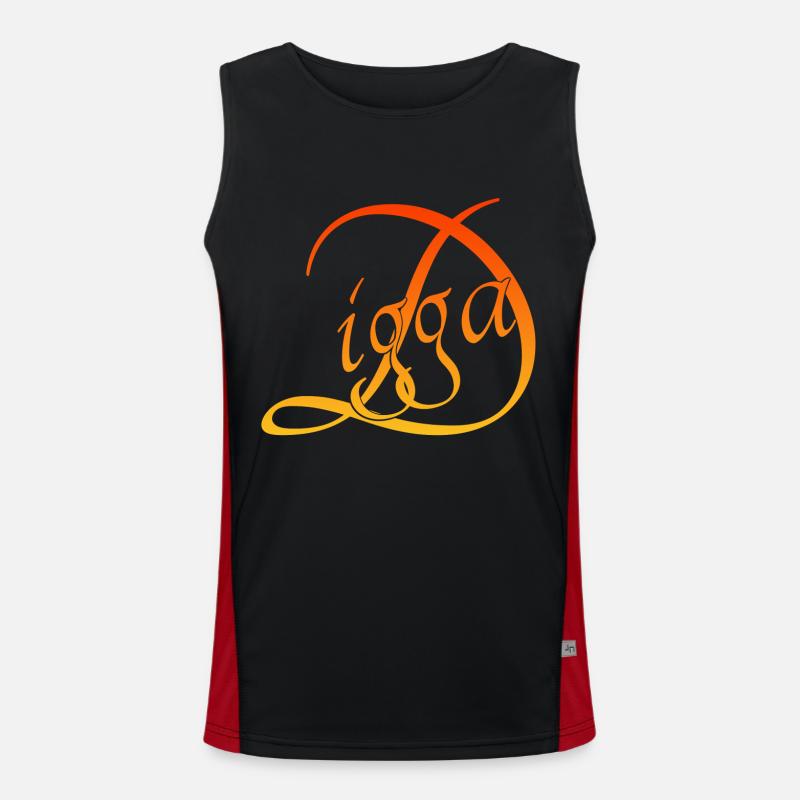 Digga Funktionelles Kontrast-Tank Top für Männer 