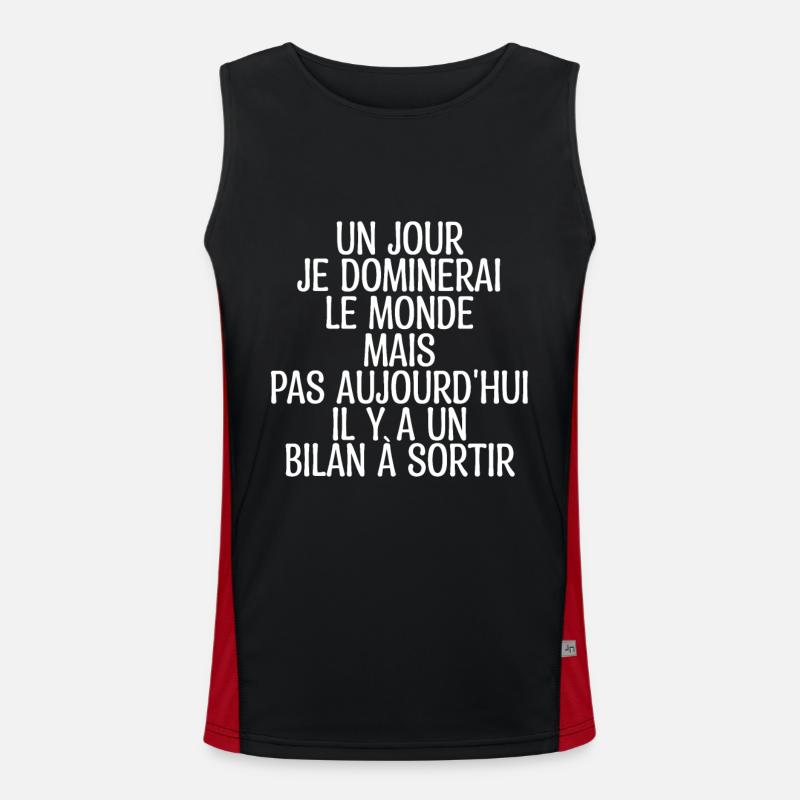 Comptable Comptabilité Calcul Métier Cadeau Humour Débardeur respirant contrasté Homme 