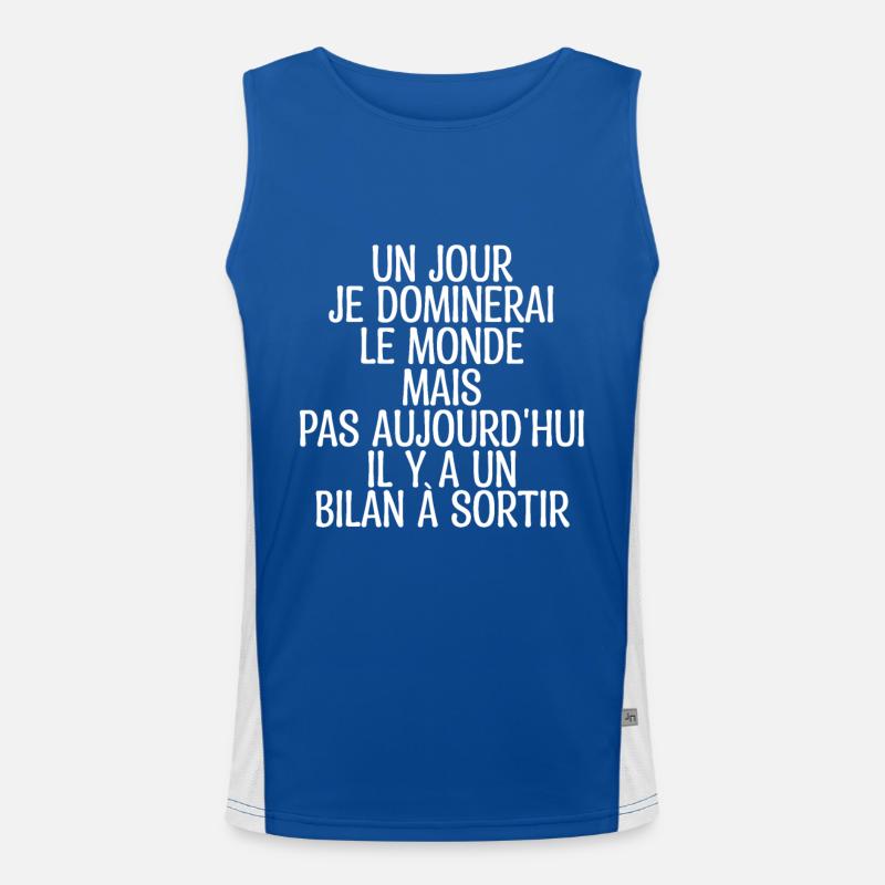 Comptable Comptabilité Calcul Métier Cadeau Humour Débardeur respirant contrasté Homme 