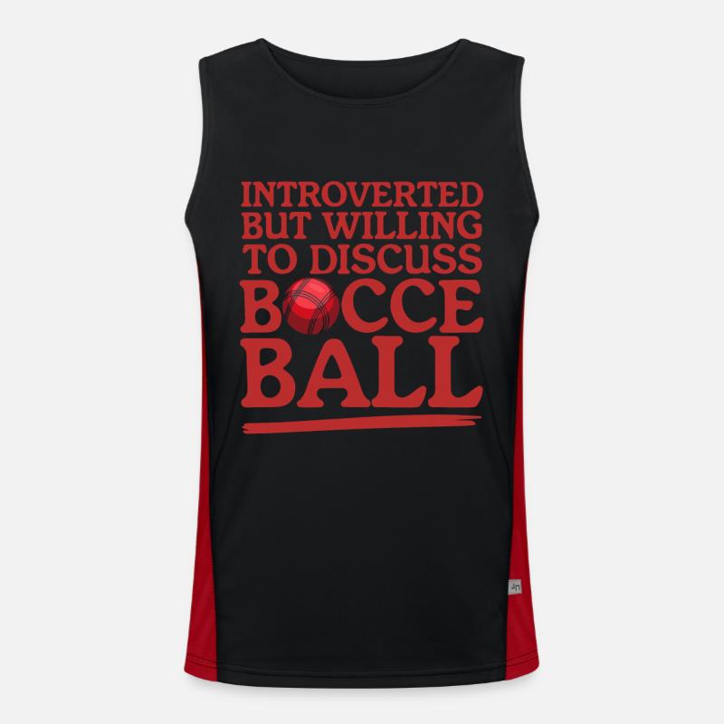 Boccia Bocce Boccia Player Boules Cadeau Débardeur respirant contrasté Homme 