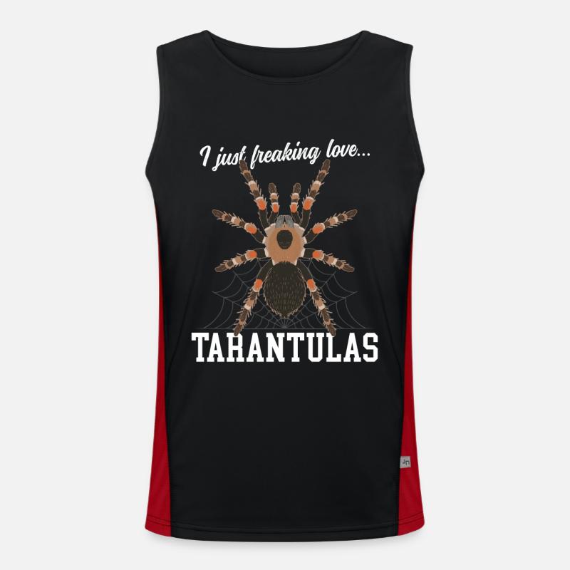 Tarantulas Spider Tarantula Gift Men's Functional Contrast Tank Top 