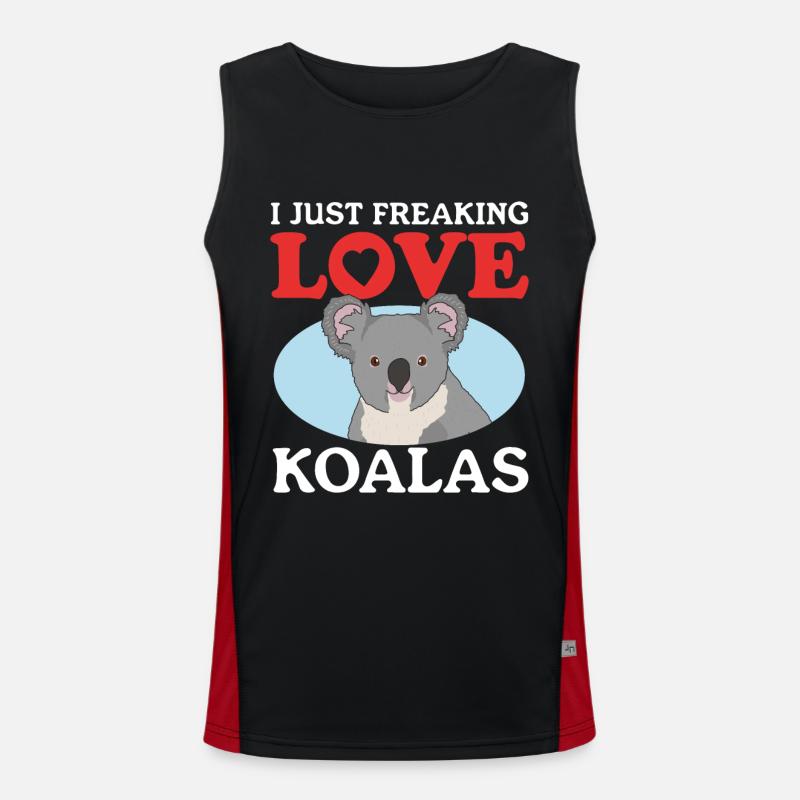 Koala Koalas Koala Bears Koala Bear Cadeau Débardeur respirant contrasté Homme 