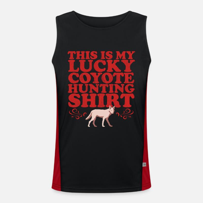 Jäger Jagd Jagen Jägerin Jagdschein Geschenk Funktionelles Kontrast-Tank Top für Männer 