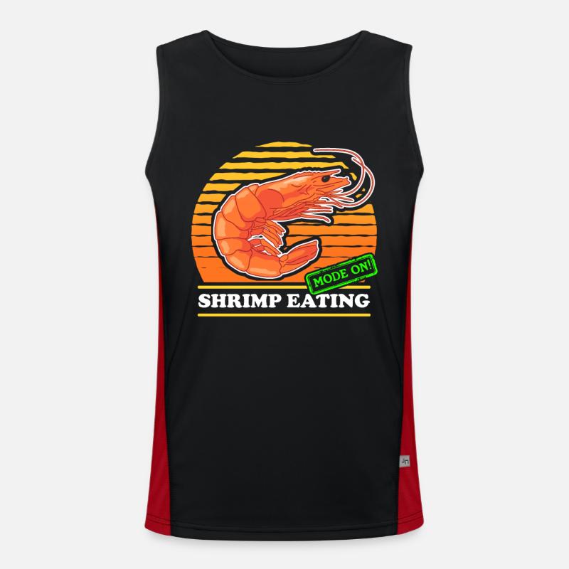 Crab Crab Lover Shrimp Crab Gift Débardeur respirant contrasté Homme 