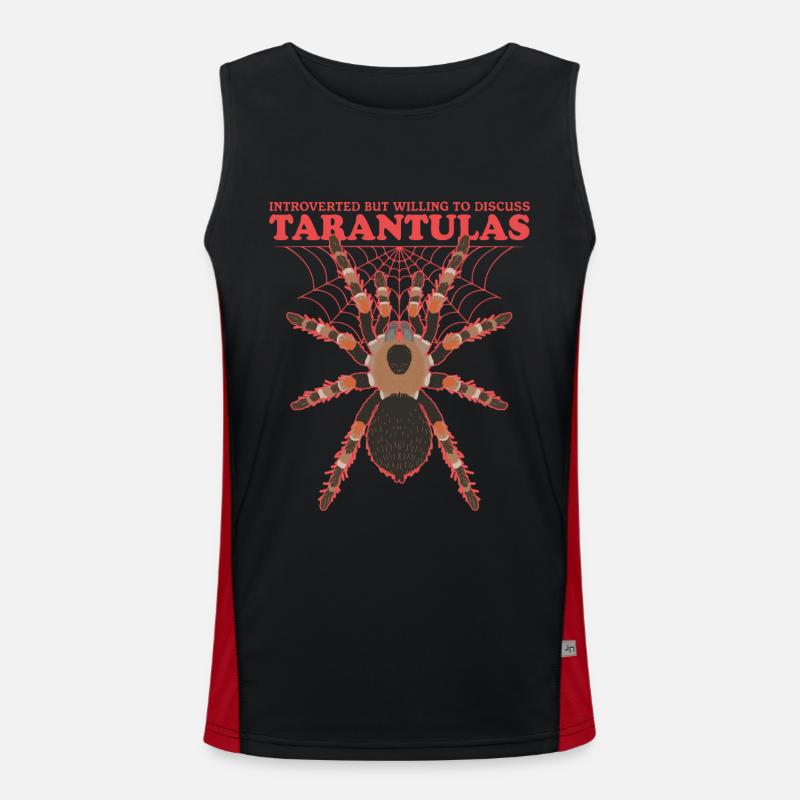 Tarantula Spider Tarantulas Gift Men's Functional Contrast Tank Top 