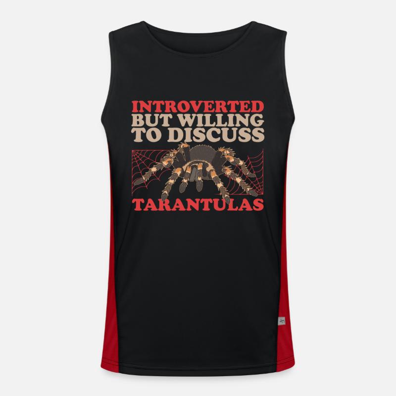 Tarantulas Spider Tarantula Gift Men's Functional Contrast Tank Top 