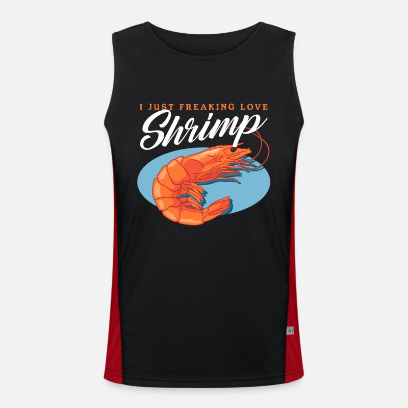 Crab Crab Lover Shrimp Crab Gift Débardeur respirant contrasté Homme 
