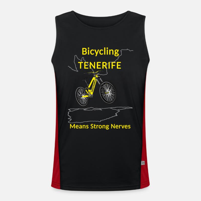 VTT Cyclisme Tenerife Nerfs forts Débardeur respirant contrasté Homme 