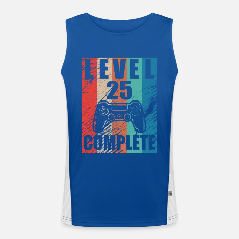 Level 25 complete Men's Functional Contrast Tank Top 