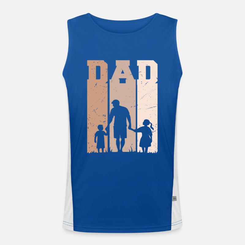 Exceptional Dad Men's Functional Contrast Tank Top 