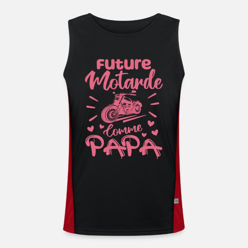 Future Motarde Comme Papa Débardeur respirant contrasté Homme 