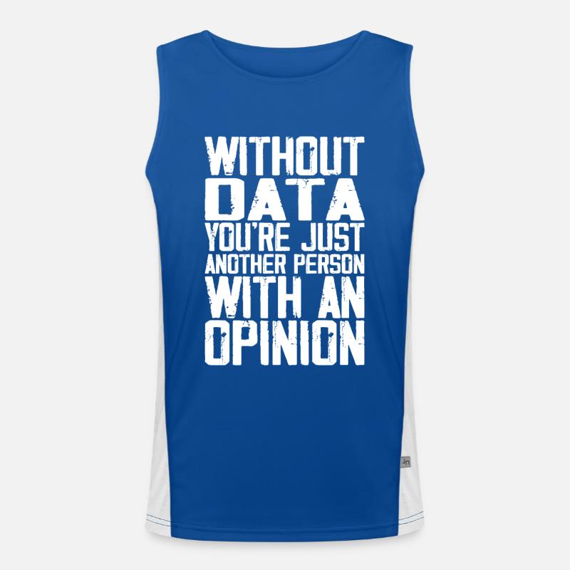 Data Whisperer Job Data Scientist Data Science Débardeur respirant contrasté Homme 