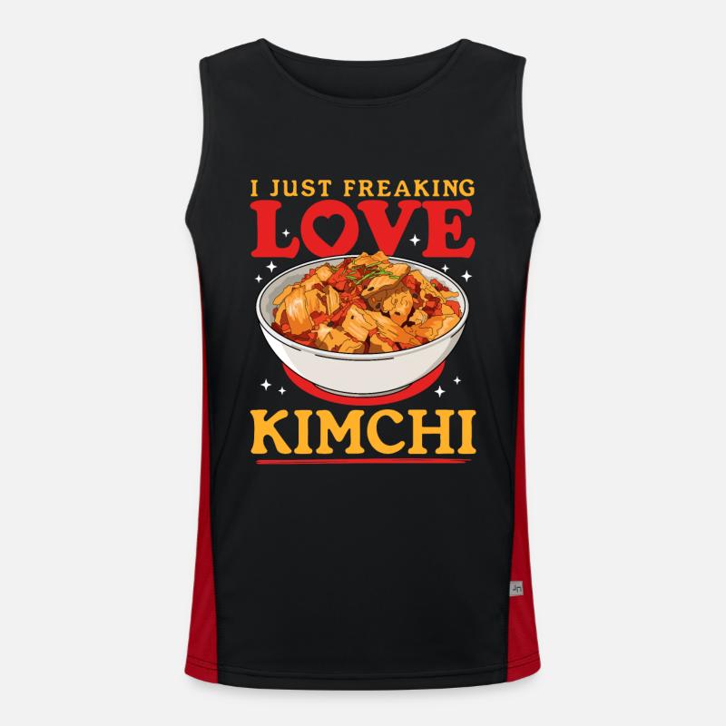 Kimchi Cadeau coréen Kimchi Débardeur respirant contrasté Homme 