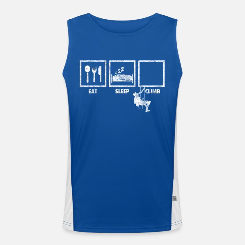 Gift climber boulderer climbing bouldering Men's Functional Contrast Tank Top 