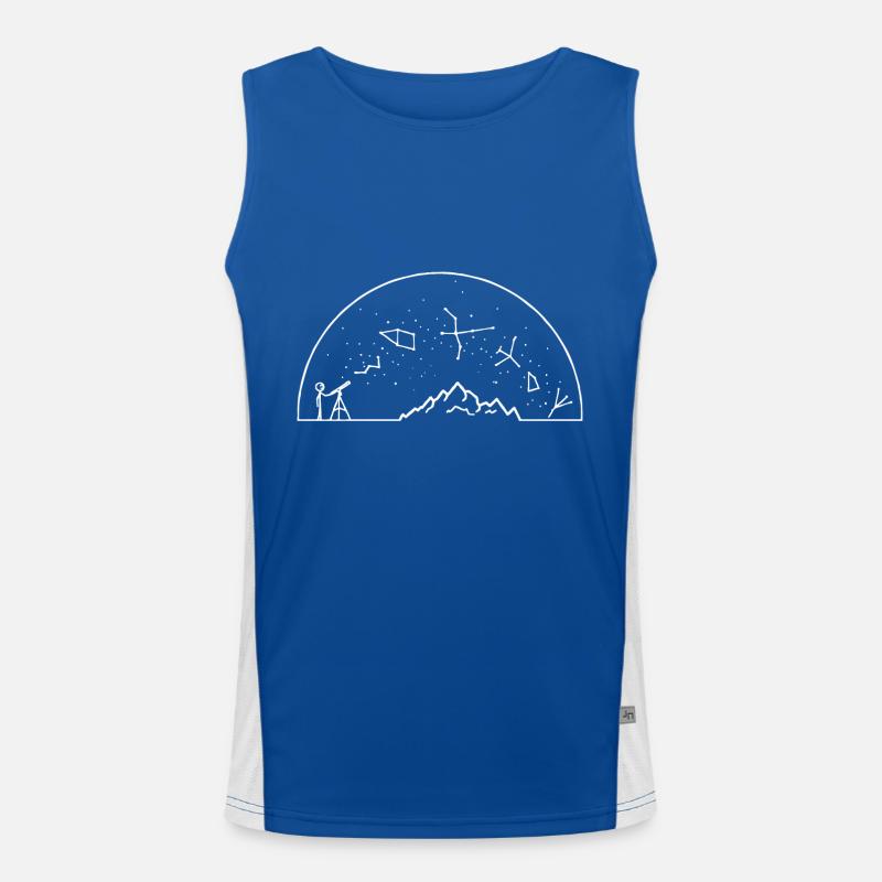 Photograph MIlchstraße Men's Functional Contrast Tank Top 