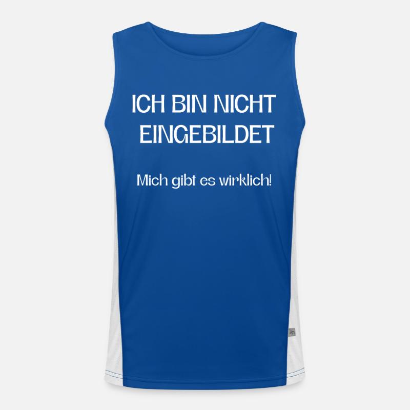 Ich bin nicht eingebildet mich gibt es wirklich! Funktionelles Kontrast-Tank Top für Männer 