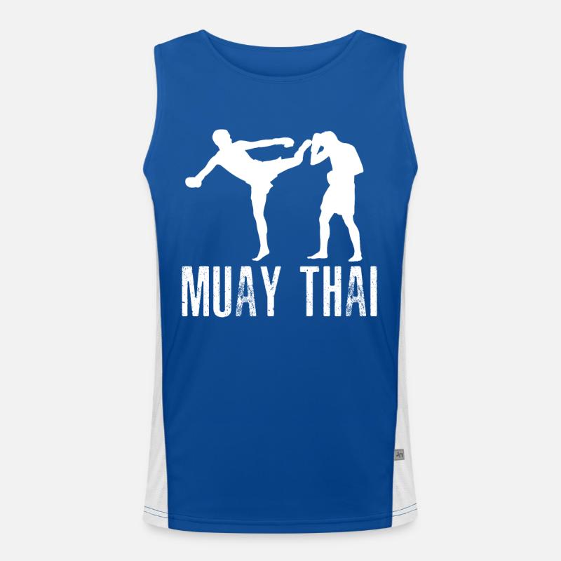 Muay Thai Men's Functional Contrast Tank Top 