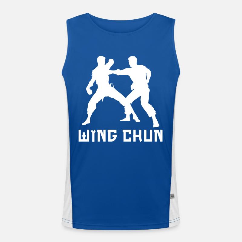 Wing Chun Men's Functional Contrast Tank Top 