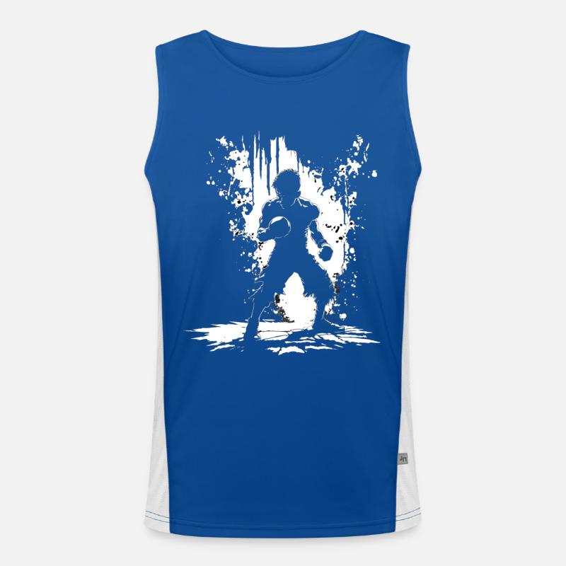 Boxe Débardeur respirant contrasté Homme 