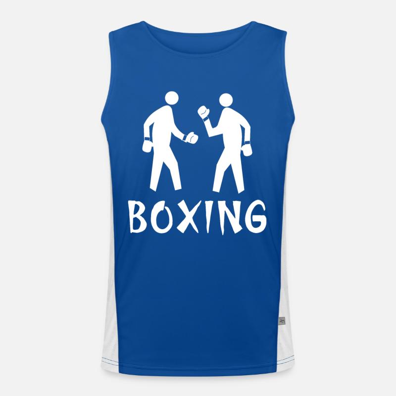 Boxen Funktionelles Kontrast-Tank Top für Männer 