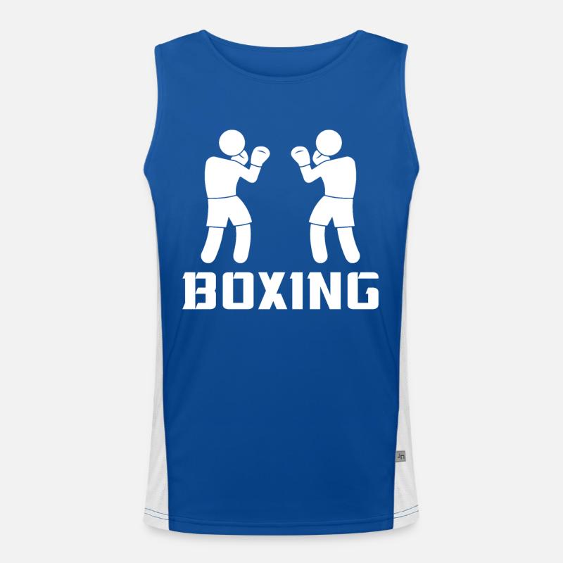 boxe Débardeur respirant contrasté Homme 