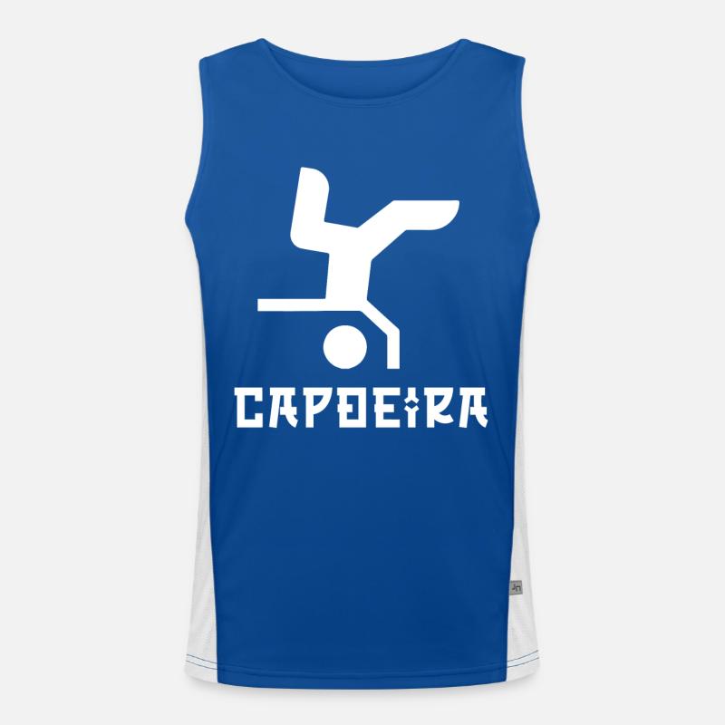 Capoeira Funktionelles Kontrast-Tank Top für Männer 