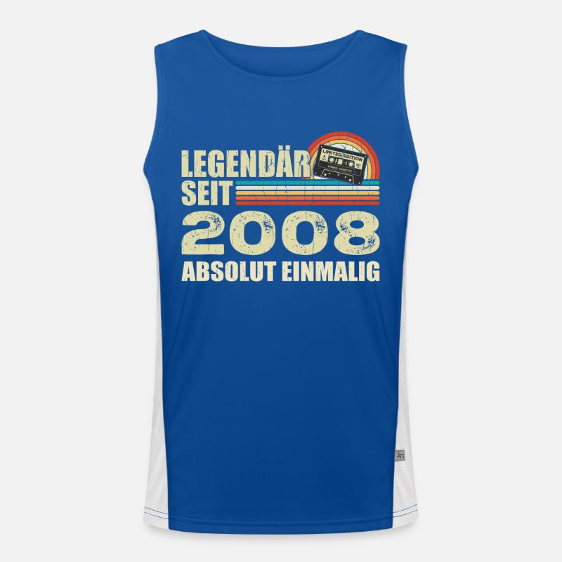 Legendär Seit 2008 - Absolut Einmalig Funktionelles Kontrast-Tank Top für Männer 