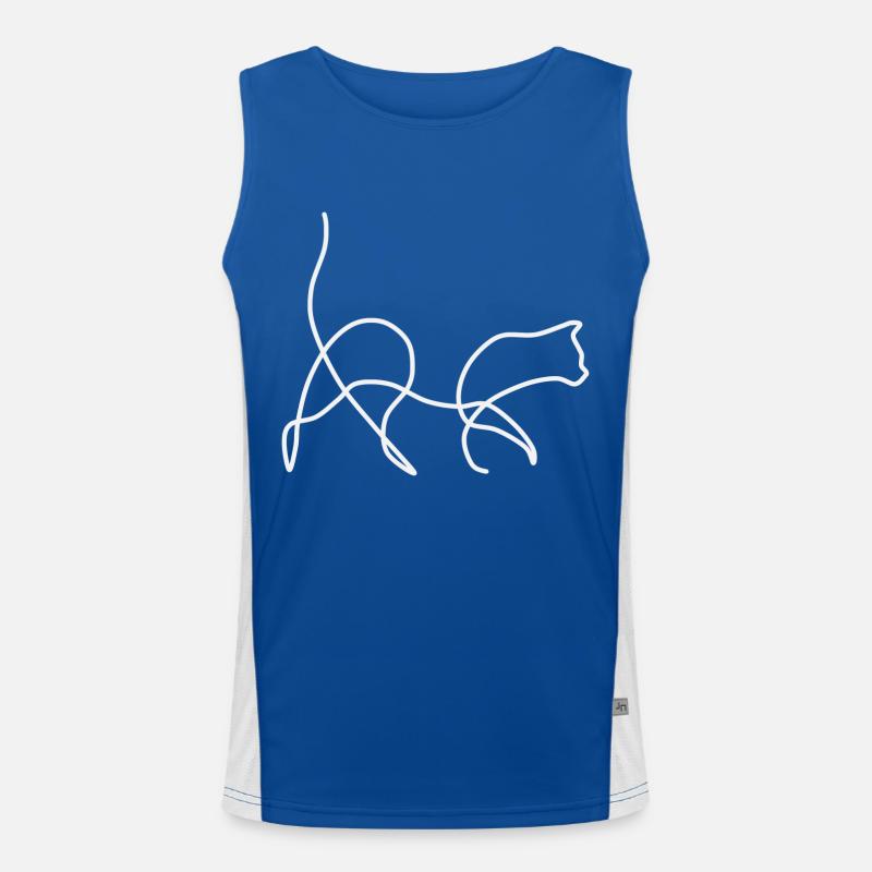 chat Débardeur respirant contrasté Homme 