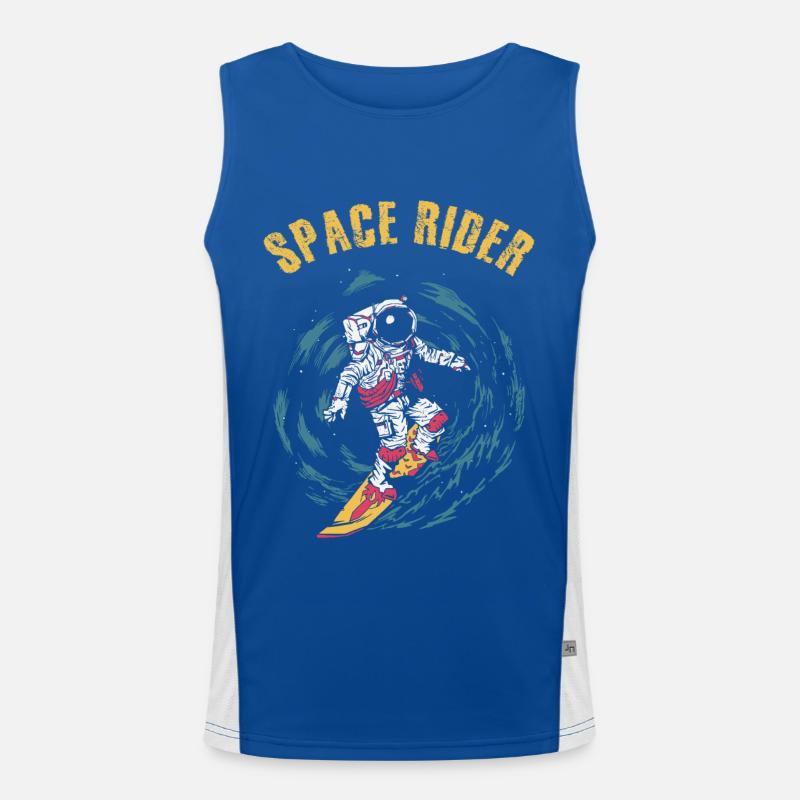 Surf Astronaute Space Rider Surfer Débardeur respirant contrasté Homme 