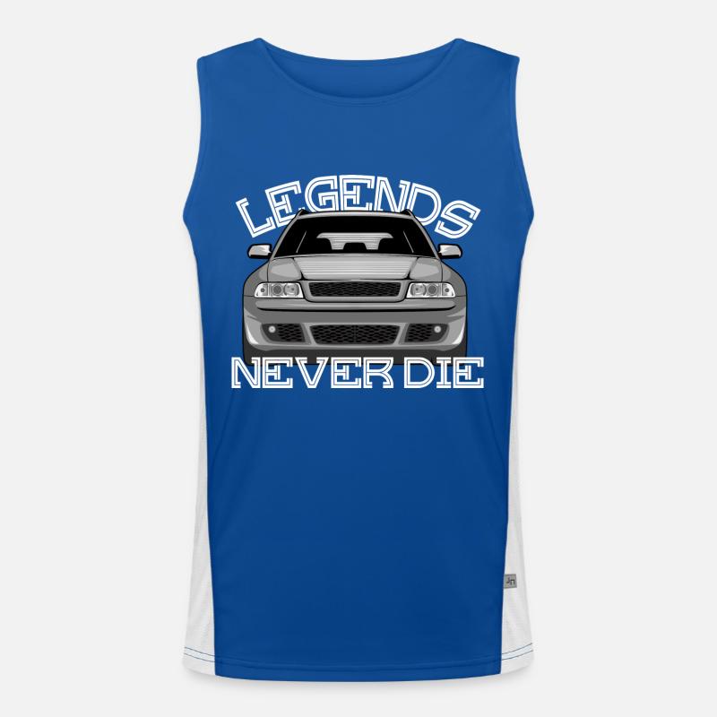 RS4 B5 legends never die Men's Functional Contrast Tank Top 
