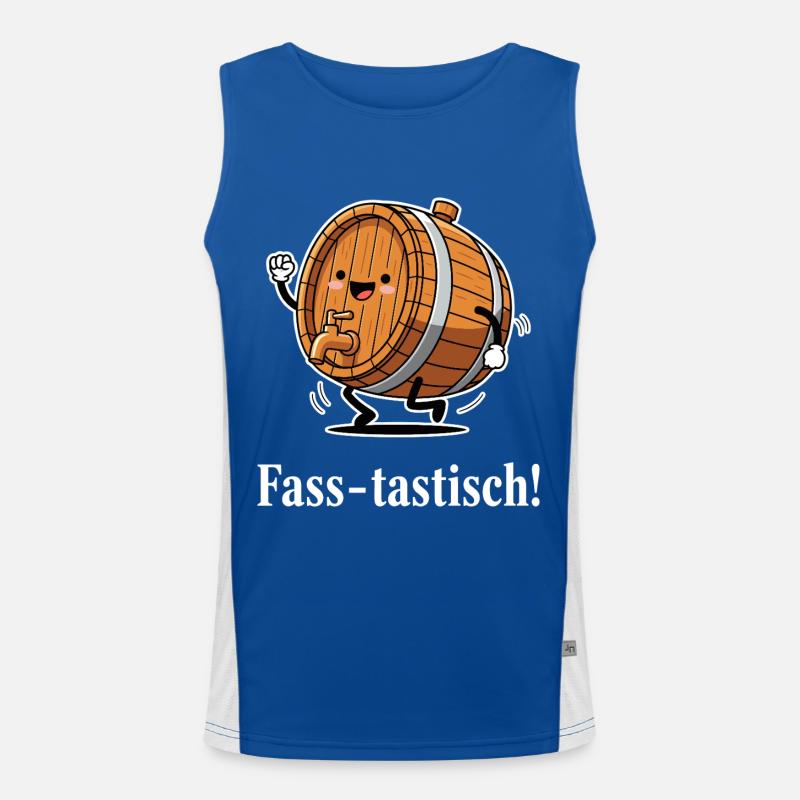 Fass-tastisch ! Funktionelles Kontrast-Tank Top für Männer 